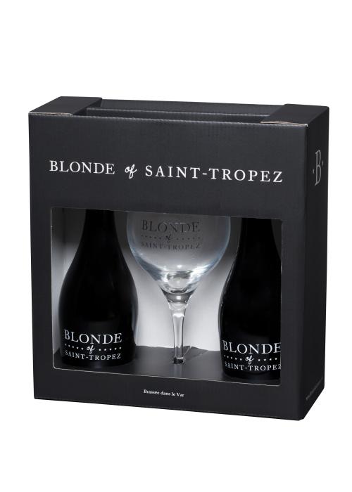 Blonde of Saint-Tropez x 2 + 1 verre coffret